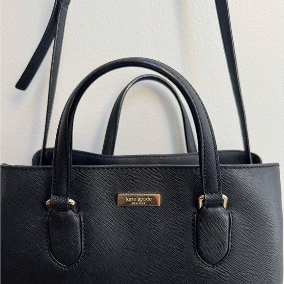 Kate Spade New York Laurel Way Evangeline Black Purse with Crossbody Strap - Picture 4 of 8